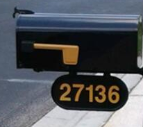 Seven Oaks Mailbox Letter Set